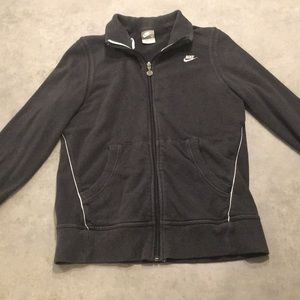 Athletic Nike zip up hoodie